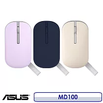 ASUS 華碩 Marshmallow Mouse MD100 棉花糖色系無線滑鼠 靜謐藍
