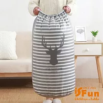 【iSFun】素雅防水*大容量棉被衣物收納束口袋 鹿角