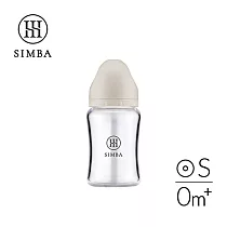 【小獅王辛巴】蘊蜜質金玻璃寬口防脹氣奶瓶180ml─新生專用 杏茶