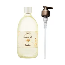 SABON 以色列綠玫瑰沐浴油(500ml) 附壓頭_國際航空版