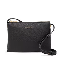 MARC JACOBS 皮革雙層斜背包─黑