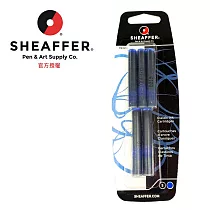 SHEAFFER 卡水 5支 (皇家藍/黑) 皇家藍