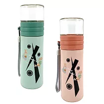 安妮兔 健康反轉玻璃泡茶瓶400ml P─A125