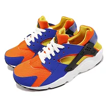 Nike 休閒鞋 Huarache Run GS 童鞋 大童 女鞋 藍 橘 黃 撞色 經典 武士鞋 654275─421