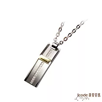 J’code真愛密碼銀飾 對話純銀墜子 送白鋼項鍊
