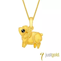 【Just Gold 鎮金店】祈願CUTIE十二生肖 純金吊墜─羊(不含鍊)