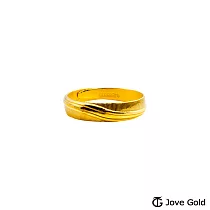 JoveGold漾金飾 幸福光景黃金女戒指