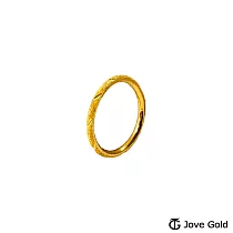 JoveGold漾金飾 情懷黃金戒指─固定圍 國際圍#10
