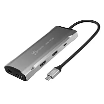 j5create USB─C MST 4K三螢幕 Gen2 多功能擴充集線器─ JCD397