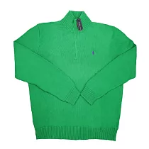 Polo Ralph Lauren 男版高領拉鍊針織長袖 綠 XL