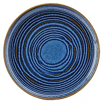 《Utopia》Santo石陶餐盤 | 餐具 器皿 盤子 ─ 鈷藍17.5cm