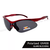 【SUNS】兒童休閒偏光太陽眼鏡 7─16歲適用 防滑/防眩光/抗UV400【21259】 紅色