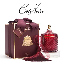 【法國 Cote Noire 寇特蘭】藝術香氛蠟燭500g(附贈5ml精油x1) 沉香玫瑰