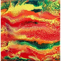 【玲廊滿藝】陳怡蓉 Jenny─花海15x15cm