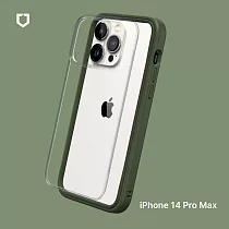 犀牛盾iPhone 14 Pro Max (6.7吋) Mod NX 防摔邊框背蓋兩用手機保護殼─ 軍綠