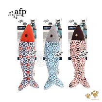 afp 復古貓系列 柔軟毛絨 貓咪玩具 毛絨玩具 貓玩具 寵物玩具 貓草 貓薄荷 花色隨機 煙燻花魚(隨機出貨)