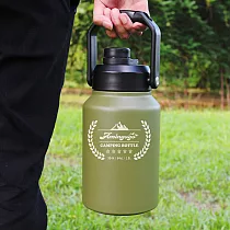 AMINGOGO|雙層保溫304不鏽鋼露營大冰桶3.8L 橄欖綠