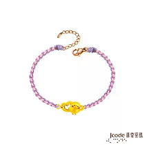 J’code真愛密碼金飾 真愛─卡娜赫拉的小動物─愛相隨P助硬金編織手鍊