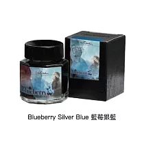 皮爾卡登 Pierre Cardin 水果閃粉系列墨水 ─ 藍莓銀藍 30ML