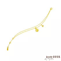 J’code真愛密碼金飾 魔羯座─北歐智慧密碼黃金手鍊