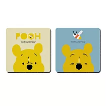 【Disney迪士尼】軟式珪藻土吸水杯墊 珪藻土 杯墊 (2入/組) (10*10*0.5cm) 【收納王妃】 我是維尼─方