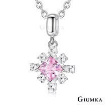 GIUMKA純銀女鍊白雪世界925純銀項鍊短項鏈不易過敏銀飾推薦 單鍊價格 MNS07095 45cm 粉鋯
