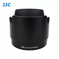 (黑色;蓮花型)JJC副廠Canon遮光罩ET─74遮光罩LH─74(T)BLACK(相容佳能原廠)適EF 70─200mm F/4L IS USM小小白L