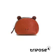 tripose 圓臉蛙福氣零錢包 咖