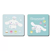 【Sanrio 三麗鷗】軟式珪藻土吸水杯墊 珪藻土杯墊 杯墊 (2入/組) (10*10*0.5cm) 藍色馬卡龍/方