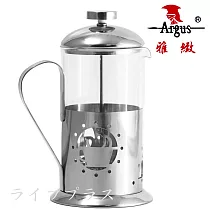 雅緻不鏽鋼玻璃沖茶器─700ml─2入組