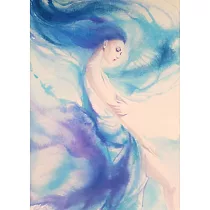 【玲廊滿藝】麗子Emily─莫忘36x26cm
