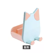 JIAGO 貓耳鍋蓋手機架 藍粉