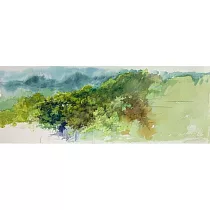 【玲廊滿藝】張宏彬─山勢圖20x54cm