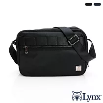 Lynx ─ 美國山貓菁英男士多層收納橫式側背包 ─ 共二色 藍色