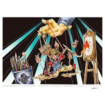 【玲廊滿藝】Danny─丹尼的奇幻世界 – 15束縛彩色版65x91cm