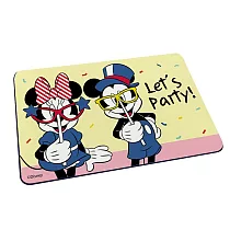【Disney 迪士尼】軟式珪藻土吸水地墊 派對系列 珪藻土地墊 (60*40*0.5cm) 搞怪