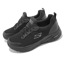 Skechers 工作鞋 Arch Fit SR 女鞋 黑 防潑水 抗油抗汙 舒適 包覆 支撐 108023WBLK