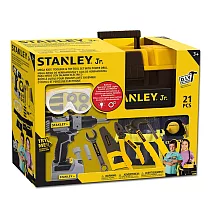 《美國STANLEY Jr.》── 大全套工具箱套組(電動螺絲起子) ☆