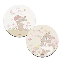 【Disney 迪士尼】軟式珪藻土吸水杯墊 兔子系列 杯墊 軟式杯墊 珪藻土 (2入/組) (10*10*0.5cm) 花朵邦妮/圓