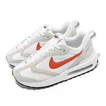 Nike 休閒鞋 Wmns Air Max Dawn 白 橘 氣墊 女鞋 復古 麂皮 運動鞋 DC4068─101