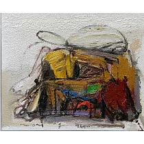 【玲廊滿藝】李坤德─頭像之一45.5x38cm