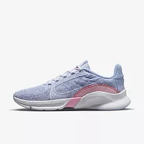Nike W SuperRep Go 3 NN FK [DH3393─005] 女 訓練鞋 運動 健身 支撐 輕量 灰藍