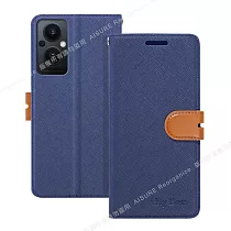 CITY For OPPO Reno 7Z 8Z 浪漫都會支架皮套 藍色