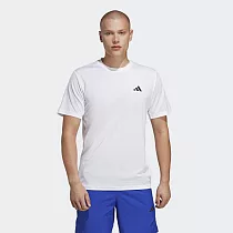 ADIDAS TR─ES BASE T 男短袖上衣─白─IC7430 M 白色