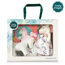 【MaryMeyer】 獨角獸臻藏禮盒(彩虹獨角獸安撫巾+彩虹小馬手搖鈴+彩虹小馬沙沙紙)