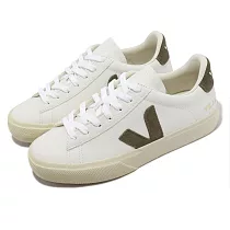 Veja 休閒鞋 Campo Chromefree Leather 女鞋 白 墨綠 皮革 奶油底 CP0502347A