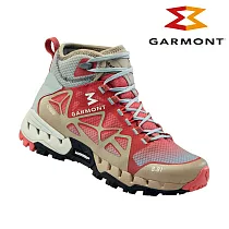 GARMONT 女款 GTX 中筒越野疾行健走鞋 9.81 N AIR G MID WMS 001733 / GoreTex 防水透氣 米其林大底 越野跑 UK5 白/珊瑚橘