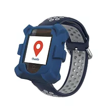 Osmile ED1000 強固型 工安關懷 GPS SOS 求救定位手錶(獨立作業員工) 藍灰
