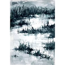 【玲廊滿藝】洪俊銘─沼澤深處50x72.5cm