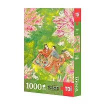 TOi圖益 【春草地】 拼圖1000片 DIY生日插畫桌遊畢業禮物